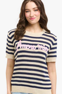 URBAN LUXURY "Striped" Knit Sweater