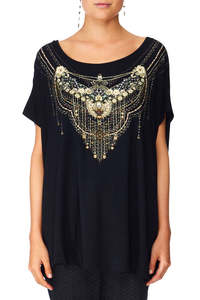 Camilla 1: CAMILLA "Midnight Moon Child" Loose Fitting Tee