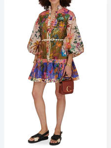 ZIMMERMANN "Tropical" Mini Dress