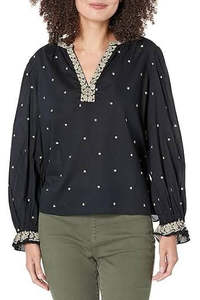 Tops: VELVET BY GRAHAM AND SPENCER "Ania Novelty" Blouse