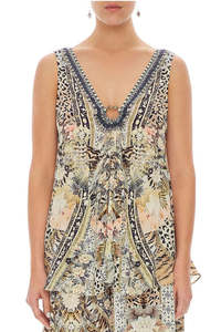 Tops: CAMILLA "Moto Maiko" Wide Strap U Ring Top