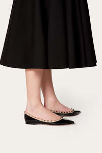 Valentino: VALENTINO "Rockstud" Ballerina Flats