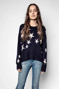 Zadig Voltaire: ZADIG & VOLTAIRE "Marcus C Stars" Sweater