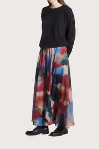 JULIETTE HOGAN "Splotch" Maxi Skirt