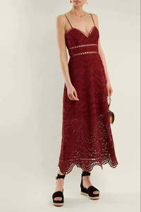 ZIMMERMANN "Jaya Wave Bodice" Midi Dress
