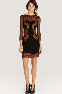 Dresses: KAREN MILLEN "Floral Embroidered" Dress