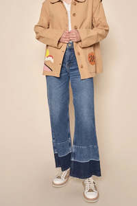 MOS MOSH "Dara" Hem Jeans