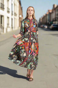 La PRESTIC OUISTON "Flore" Maxi Dress