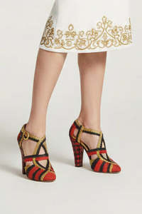 PRADA "Woven" Plait Heels