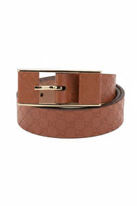GUCCI "Microguccissima" Leather Belt