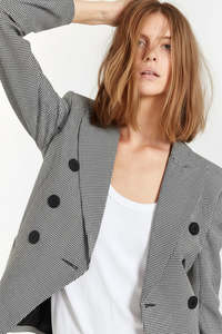 Coats Jackets: CAMILLA & MARC "Kinslee" Houndstooth Blazer
