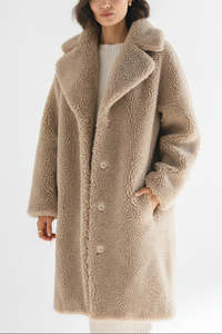 Coats Jackets: FRIENDS WITH FRANK "Harriet Teddy" Coat