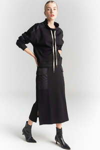 POL "Nuray" Cargo Skirt and Hoodie Set