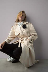 ALEXANDRE VAUTHIER "Taffeta Trench" Coat