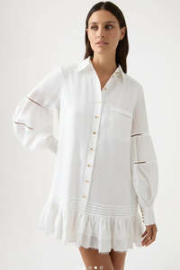 AJE "Lotus" Shirt Dress