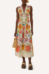 FARM RIO "Floral Insects" Dress
