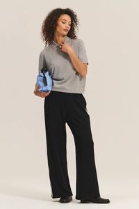 Tops: VELVET BY GRAHAM AND SPENCER "Emerson" Embellished Polo Shirt