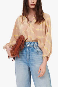 Tops: MAJE "Tie-dye Print" Top