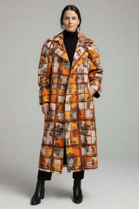 TRELISE COOPER "Check" Stevie Wonder Coat