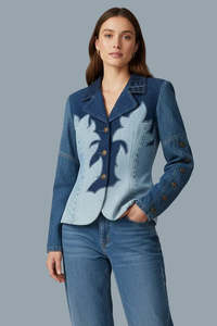 MOLYNEUX -PAX "Applique Vintage Denim" Jacket