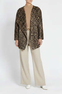Coats Jackets: IRO "Mess Leopard" Coat