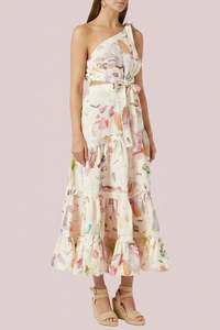 ALEMAIS "Annie" One Shoulder Dress