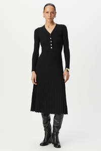REBECCA TAYLOR "Ribbed" Sweater Dress