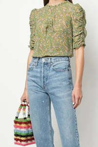 VERONICA BEARD "Natuka Paisley" Blouse