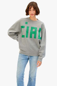 CLARE V. "Ciao" Sweat Shirt