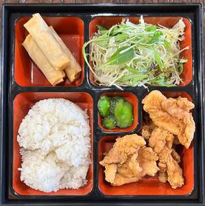 Products: Karaage-Bento (Chicken – Salmon(+$2))
