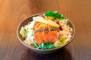 Products: Teriyaki (Chicken – Salmon(+$2) – Tofu – Potato Katsu )