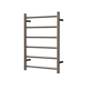 Nora Verona Heated Towel Rail Round 6 Bar H700*W500*D120mm Gun Metal (RBHTR-GM-R7050)