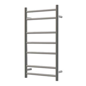 Nora Verona Heated Towel Rail Round 7 Bar H825*W450*D120mm Brushed Nickel (RBHTR-BN-R8245)