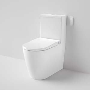 Caroma: Caroma Urbane II Bidet Cleanflush® Wall Faced Close Coupled Bottom Inlet Toilet Suite (with GermGard®) (848710W)