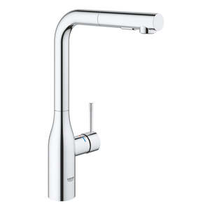 Grohe Essence Single-Lever Sink Mixer With Pull-Out Spray Hard 1/2″ Chrome (30371000)