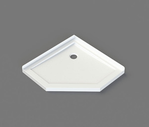Shower Tray: Nora Shower Tray Diamond Corner Waste 1000mm (STD1C)