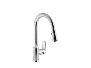 Kohler Taut Pull Out Spray Kitchen Mixer Chrome (21367T-4E-CP)