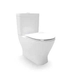 Selected Toilets: Kohler Reach II Back to Wall Toilet Suite - Rear Entry or Side Inlet