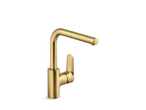 Kitchen Mixer Sale Display: Kohler Aleo Pull-Out Kitchen Faucet Brushed Brass (99175T-4E-2MB)