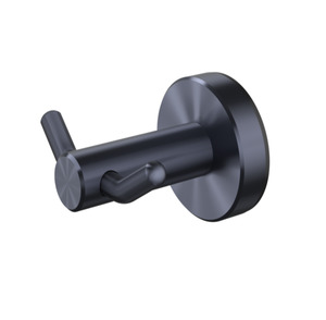 Accessories: Methven Tūroa Robe Hook - Brushed Gun Metal Black (TURHGM)