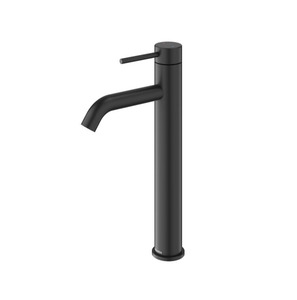 Tapware: Methven Minimalist MK2 Hi Rise Basin Mixer Lead Free - Black (MNBHRBKF)