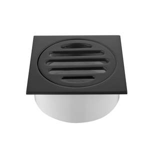 Accessories: Nora Verona Floor Drain 80mm Brushed Gunmetal (700402CBGM)