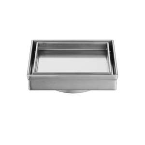 Accessories: Nora Modena Tile Insert Floor Drain 115mm Stainless Steel (TI-11575)