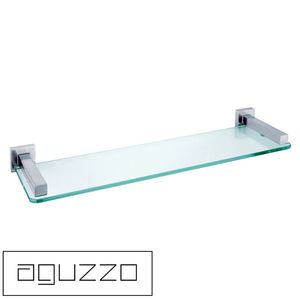 Products: Bathroom Quadro Glass Shelf Stainless Steel - RenovatorStore.co.nz