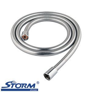 Flexi Hand Shower Hose - 1.5m PVC Silver - RenovatorStore.co.nz