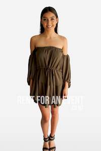 For Sale: FOR SALE: Shona Joy Letichia Dress - Khaki
