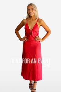 For Sale: FOR SALE: Boutique Satin Plunge Dress