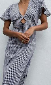 RUBY Clover Midi Dress - Black