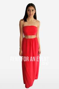 Size 6: Sisters The Label Scarlett Red Two Piece Set