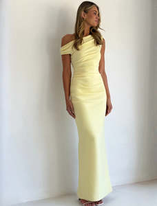 Size 14: By Nicola Sophia Maxi Dress Lemon